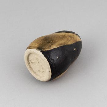 A stoneware vase from Gustavsberg Studio, signed.