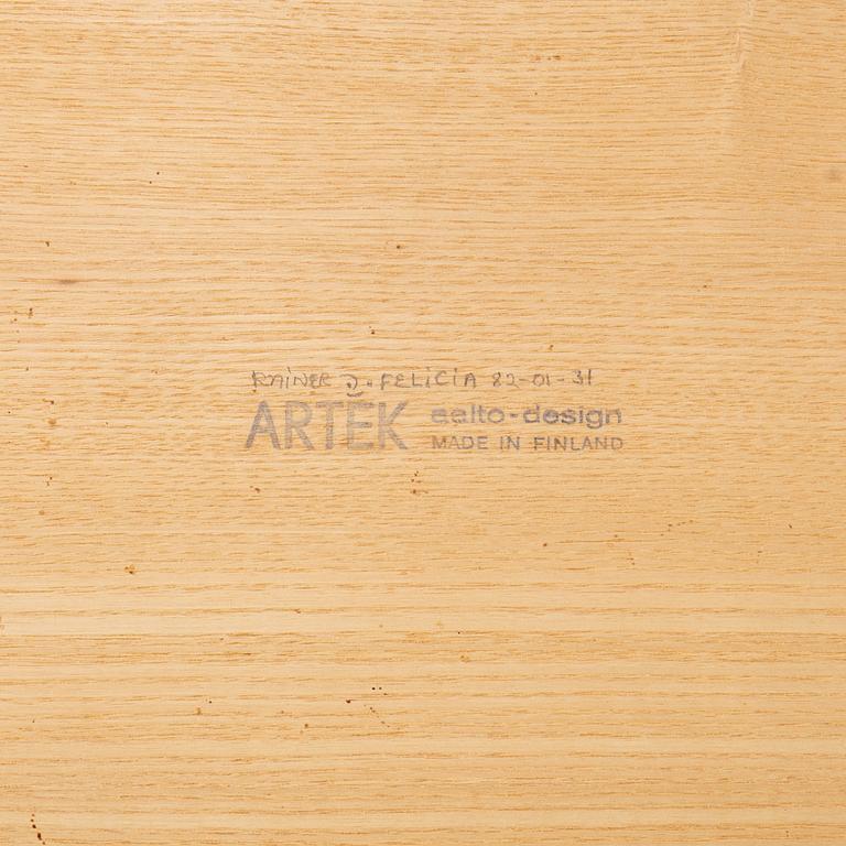 Alvar Aalto, a 'Fan leg table', Artek, Finland.