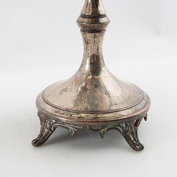 Sugar bowls 2 pcs, silver plate, early 20th century.