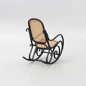 A rocking chair, possibly Thonet, early 20th century.