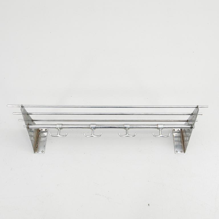Mogens Mogensen, Hat rack, chrome-plated metal, second half of the 20th century for Albin Karlsson's Metal Factory, Eskilstuna.
