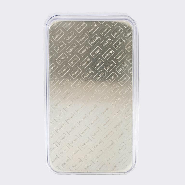 Silver bar 1kg 999 Valcambi Suisse.