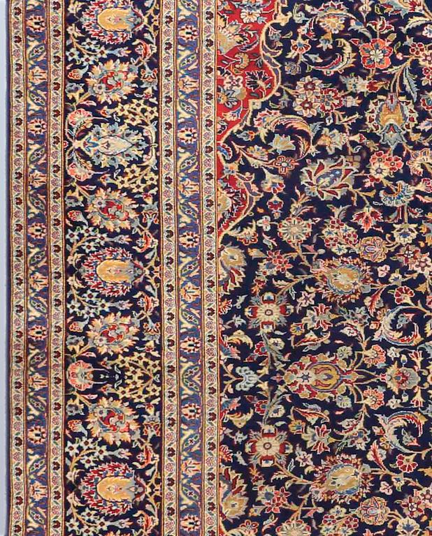 A Keshan carpet, 338 x 264 cm.