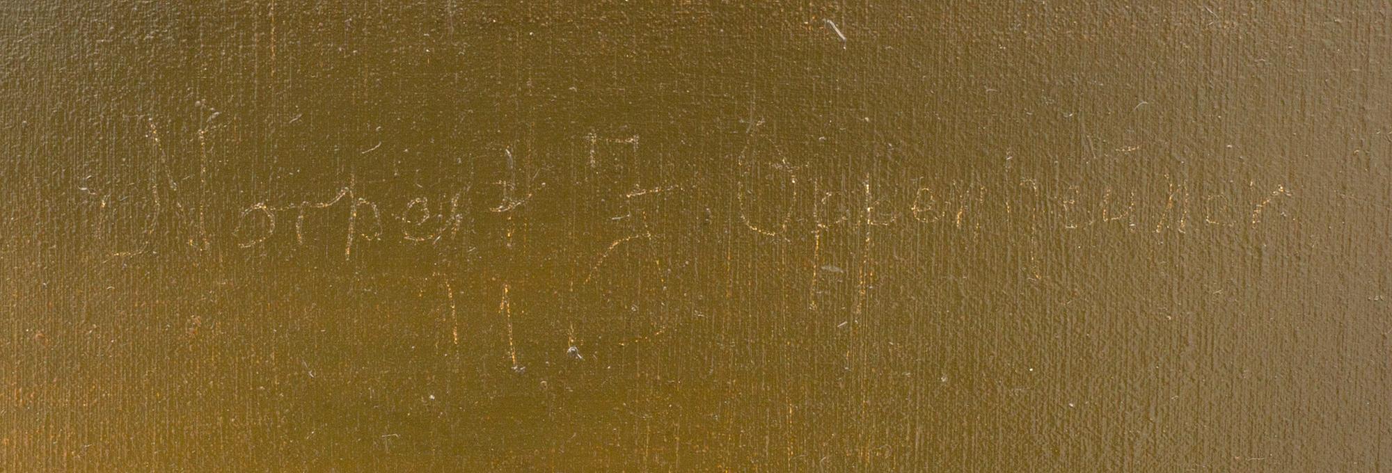 JOHNNY OPPENHEIMER, oil on canvas, signed,