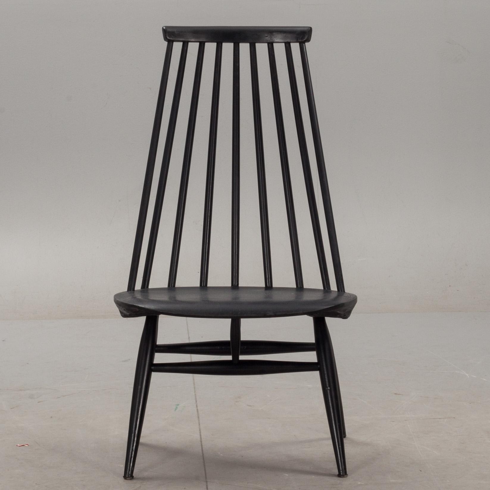 STOL, "Mademoiselle", Ilmari Tapiovaara, Edsbyverken, etikettmärkt.