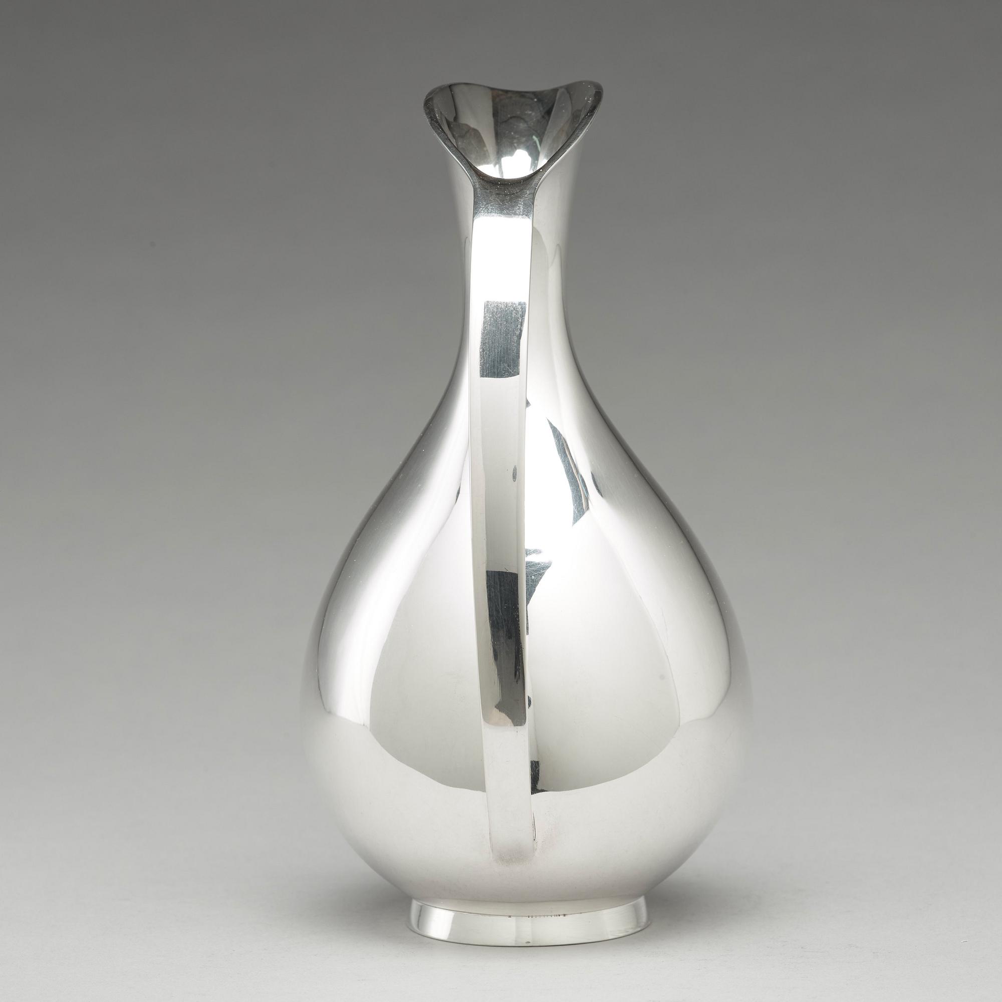 Kay Fisker, a sterling pitcher, by Anton Michelsen, Copenhagen, Denmark 1947.