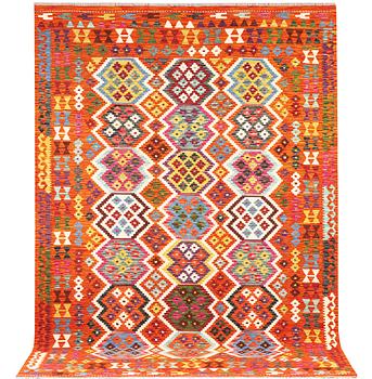 Matta, Afghansk kelim, ca 290 x 203 cm.