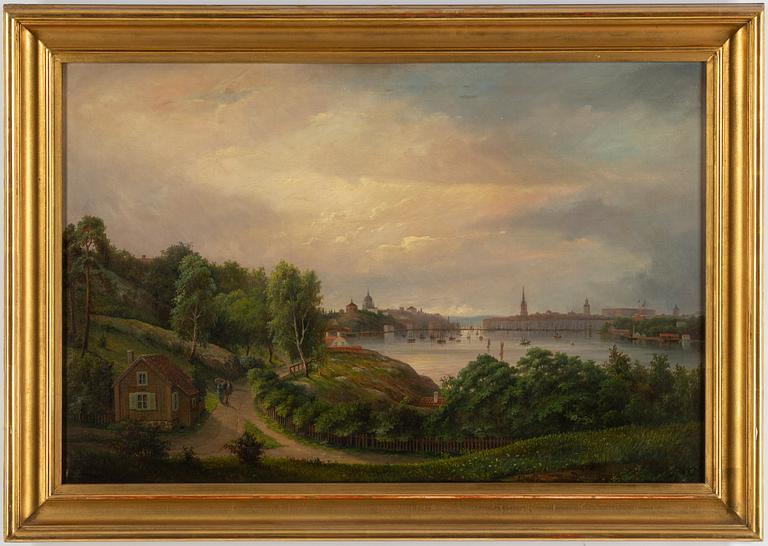 EHRNFRIED WAHLQVIST, oil on canvas, signed and dated 1881.