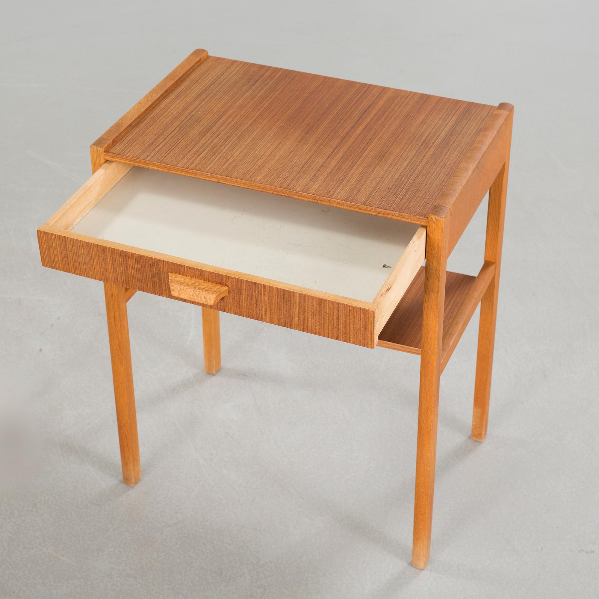 Two bedside tables, 1950s/60s.