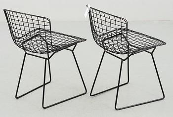 STOLAR, ett par, "Sidechair", design Harry Bertoia, 1960-tal.