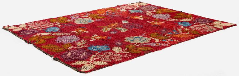 A knotted pile bed cover, Sweden-Finland, late 18th century/early 19th century, c. 184 x 138 cm.