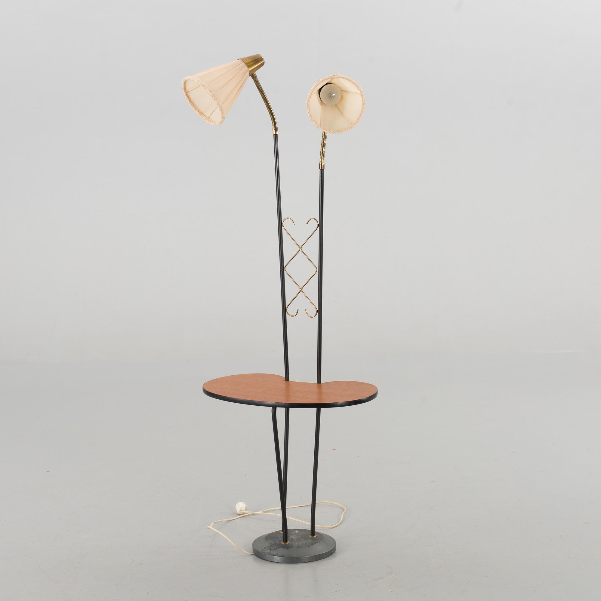 A LAMP TABLE, middle of the 20th century.