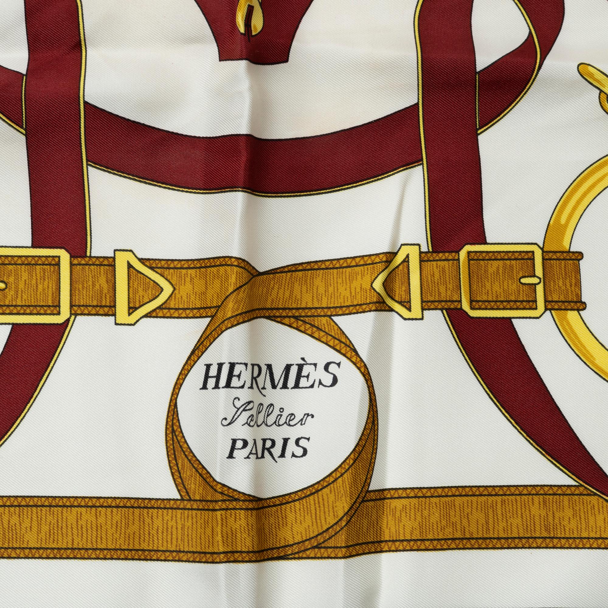 Hermès, scarf, "Eperon d'Or".
