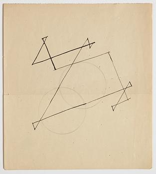 GÖSTA ADRIAN-NILSSON, sketchpad, 1920/30's, by the artist's own hand inscribed GAN with indian ink on the cover.