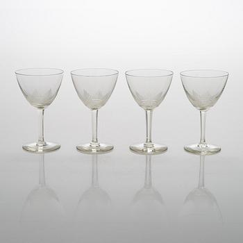 A 1940's  30-piece glassware, 'Marjatta' for Iittala.