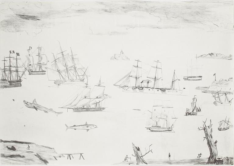 JOCKUM NORDSTRÖM, litografi, signerad och numrerad 233/250.