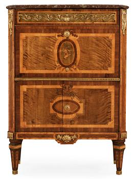 A Gustavian 18th century secretaire by Gottlieb Iwersson, master 1778.