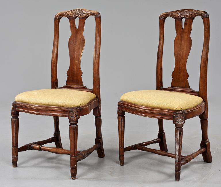 STOLAR, ett par, gustavianska 1700/1800-tal.