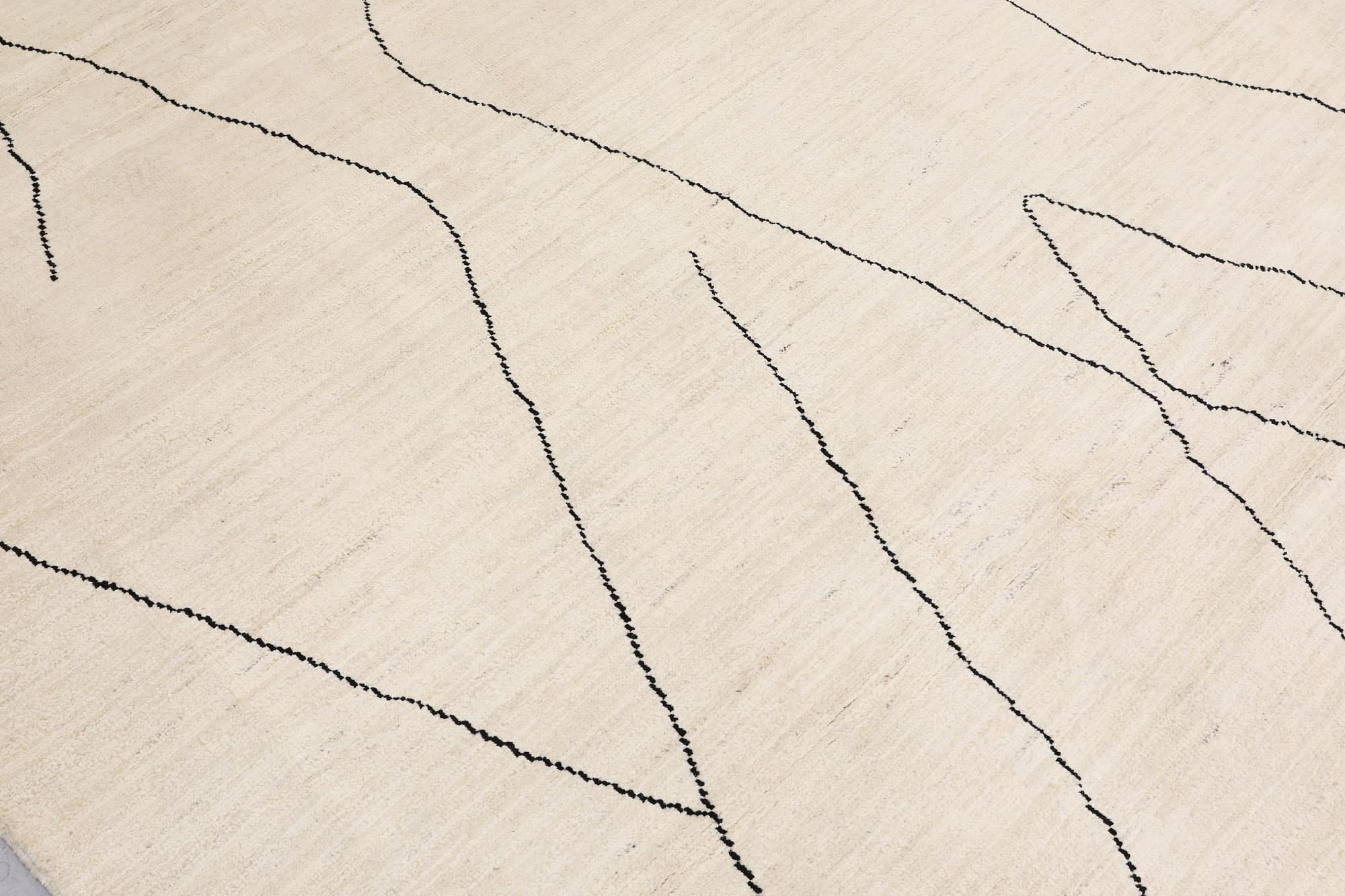 A Moroccan carpet, 335 x 258 cm.