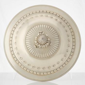 A German 20th century parcel-gilt silver thureen.
