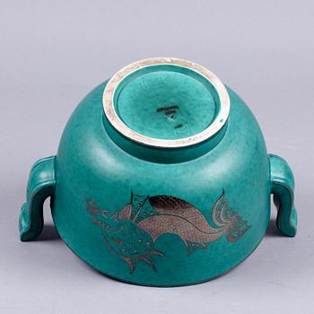 SKÅL, stengods, "Argenta", Wilhelm Kåge, 1930/40-tal.