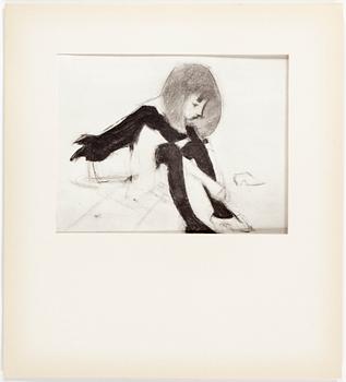 HELENE SCHJERFBECK, mapp med 48 reproduktioner, Gotthard Johansson, numrerad 89/500, Nordisk Rotogravyr Stockholm 1945.