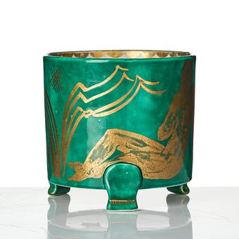 Wilhelm Kåge, outer casing, 2 pieces and bowls, 3 pieces, stoneware, Gustavsberg, most dated 1927-29.