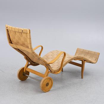Bruno Mathsson, liggstol med hjul, Firma Karl Mathsson, Värnamo.