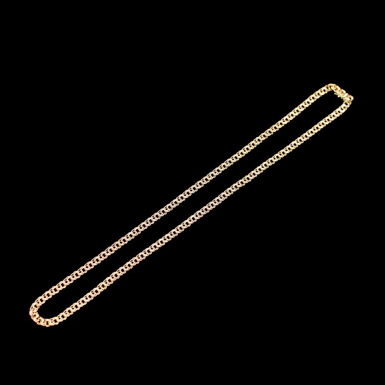 COLLIER, 18 k guld. Vikt 22 g.