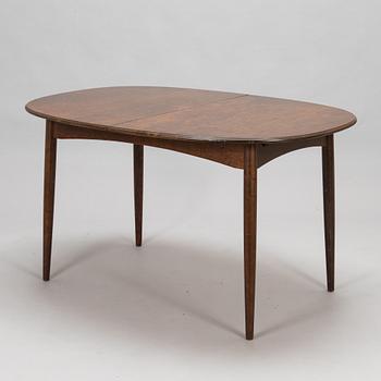 Kerstin Hörlin-Holmquist, A set of six Charlotte chairs with a dining table by Asko, Finland, 1970s.