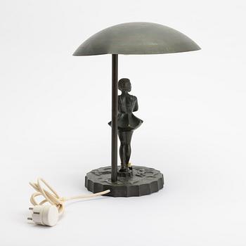 Table lamp, Malmö Metal Goods Factory, Art Deco, 1930s.