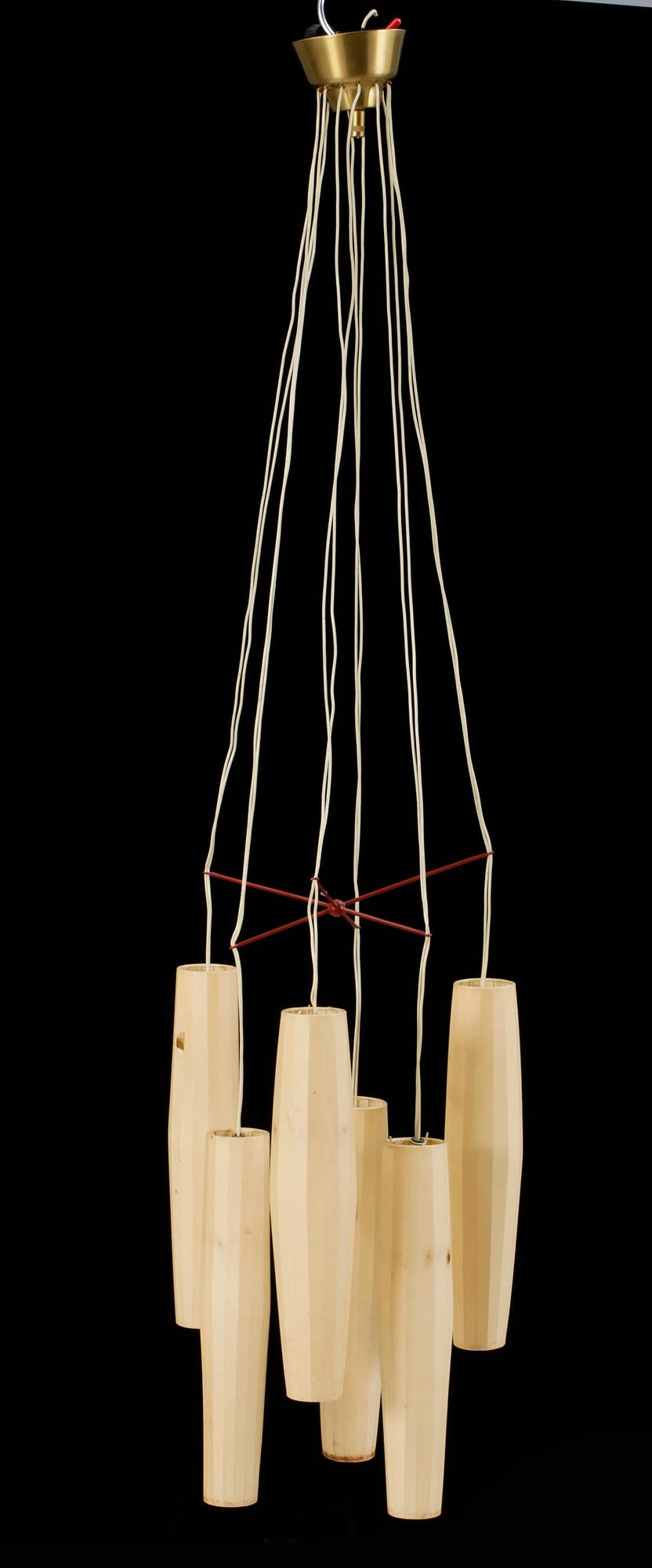 TAKLAMPA, Hans Bergström, modell nr. 153/6, Ateljé Lyktan 1950-tal.