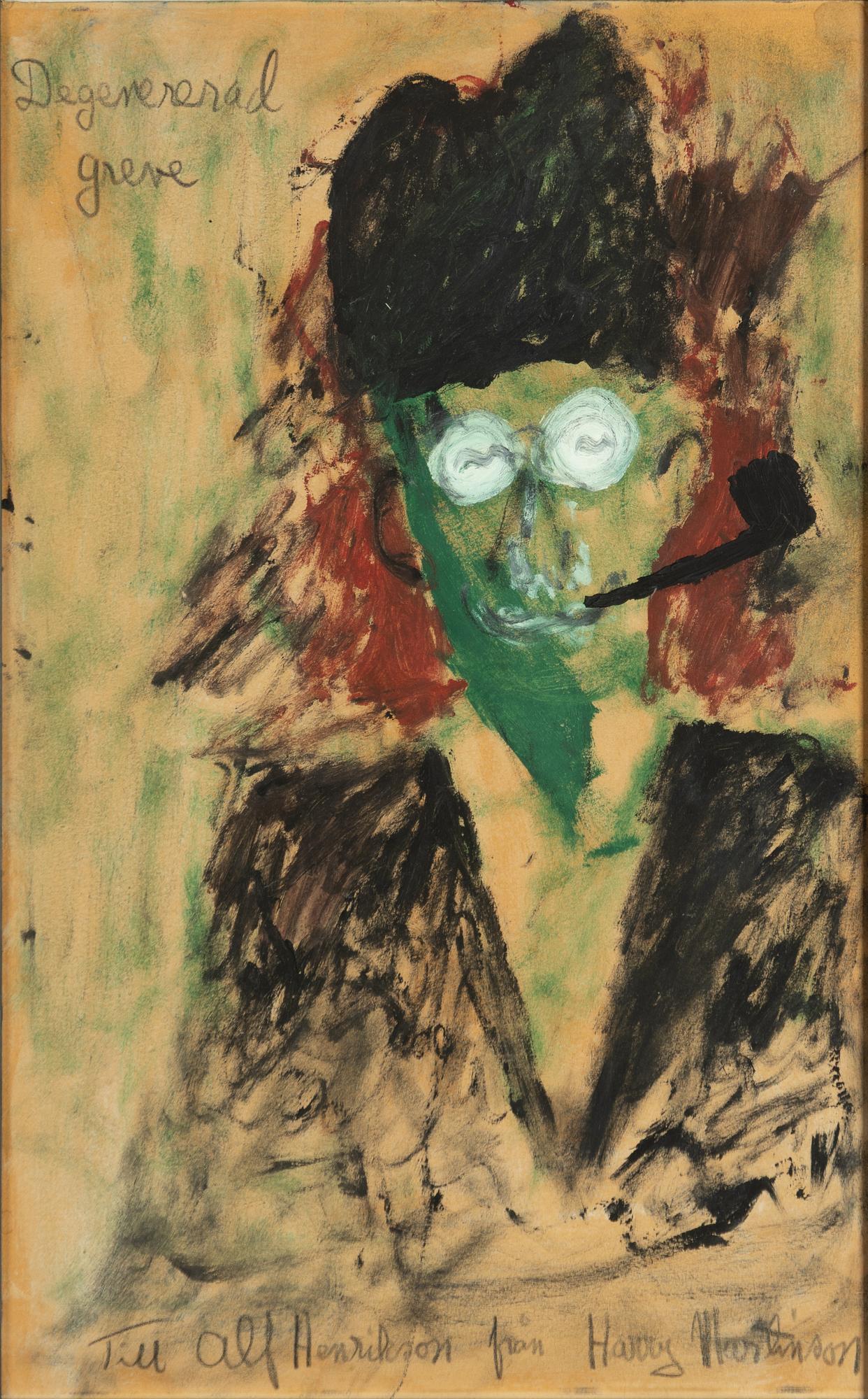 Harry Martinson, "Degenererad greve" (författaren Gustaf Sandgren).