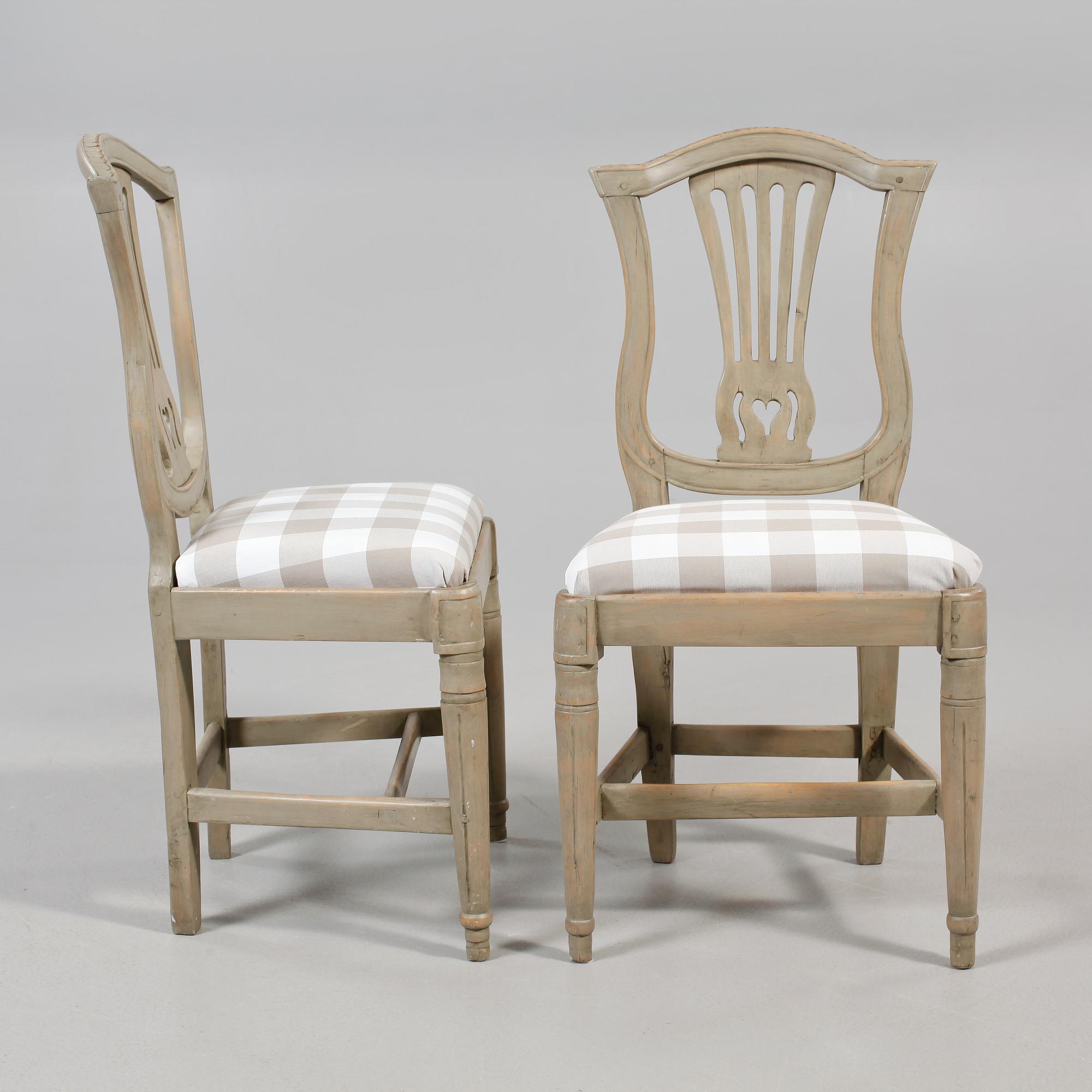 STOLAR, ett par, 1800-tal.