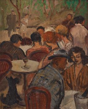 757. François Zdenek Eberl, "Café de Bois de Boulogne a Paris".