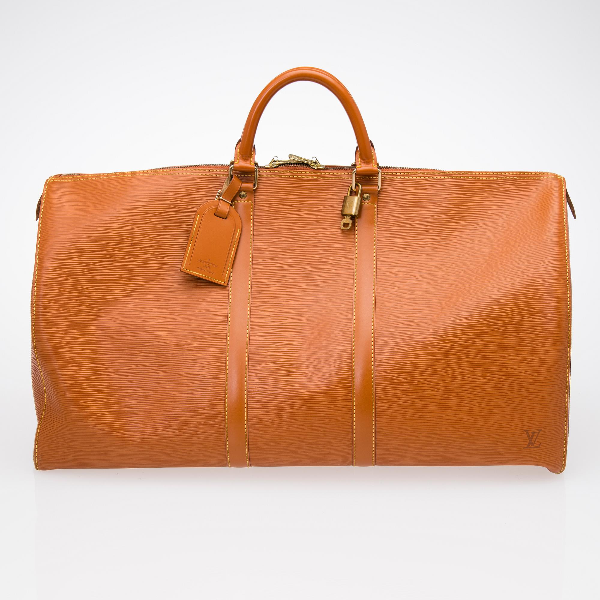 KEEPALL 55 EPI TRAVEL BAG.