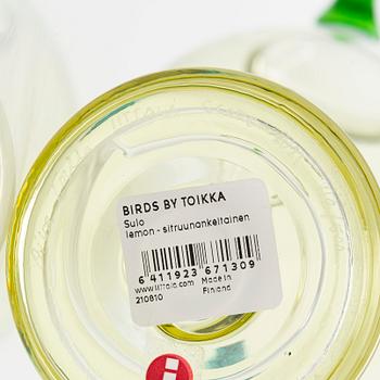 Oiva Toikka, glasfågel, signerad Oiva Toikka IITTALA SCOPE 2021 112/500.