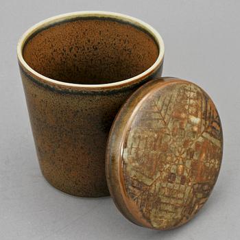 LOCKBURK samt SKÅLFAT, stengods, Carl-Harry Stålhane, Rörstrand, 1960-tal.