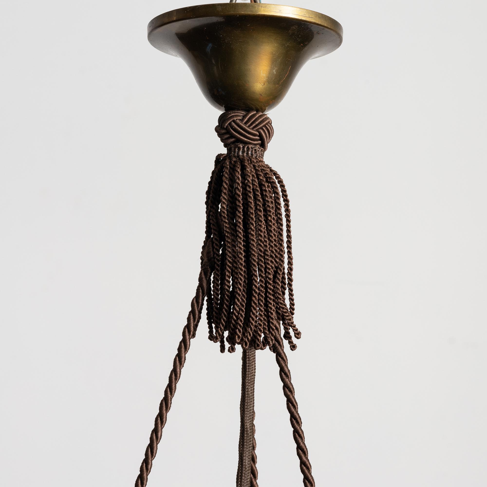 Harald Notini, a ceiling lamp model "10074", Arvid Böhlmarks Lampfabrik, Stockholm, 1930s.