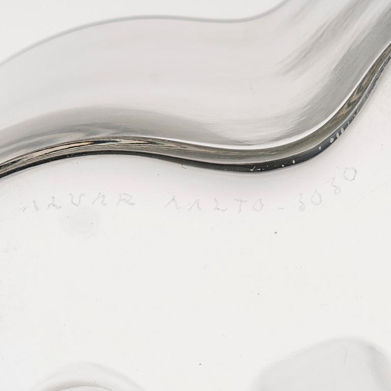 VAS, glas, "Savoy" signerad Alvar Aalto 3030, 1970-tal.