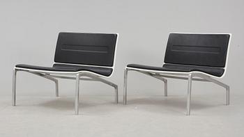 FÅTÖLJER, ett par, PL100/Lissoni, Piero Lissoni för Fritz Hansen, 2006.