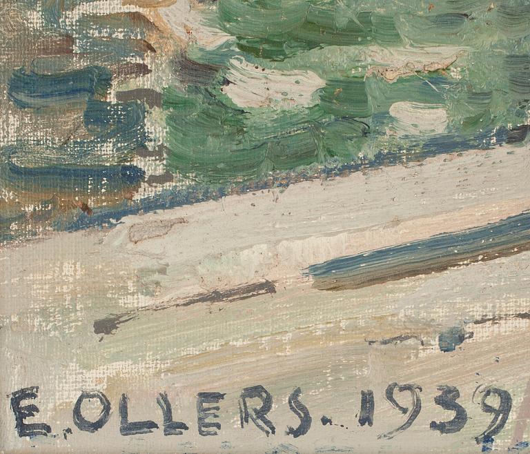 EDVIN OLLERS, olja på duk, signerad och daterad 1939.