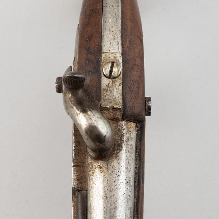 A French model 1822 pistol, converted from flintlock.