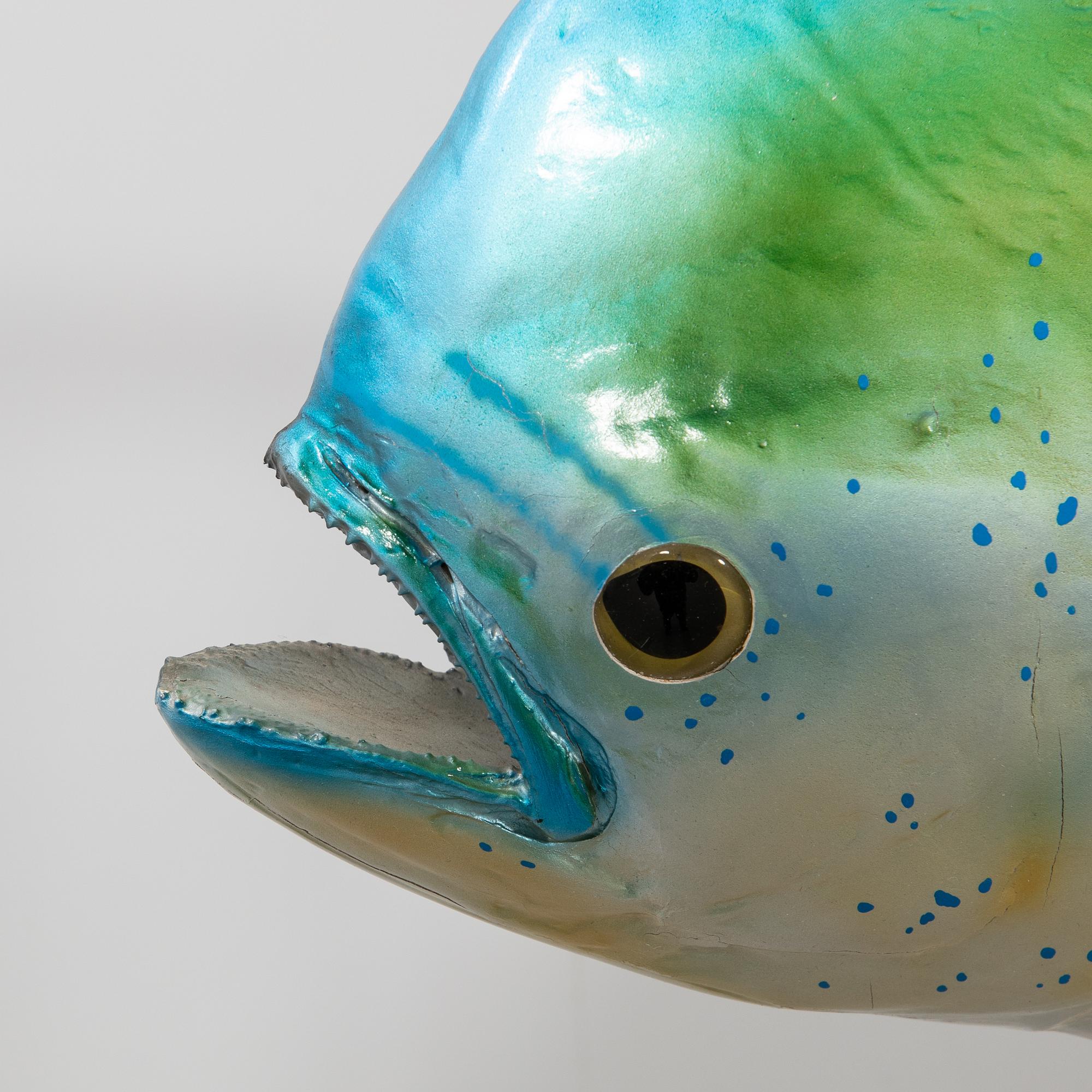 Fiskskulptur "Dolphin" 1960-tal.