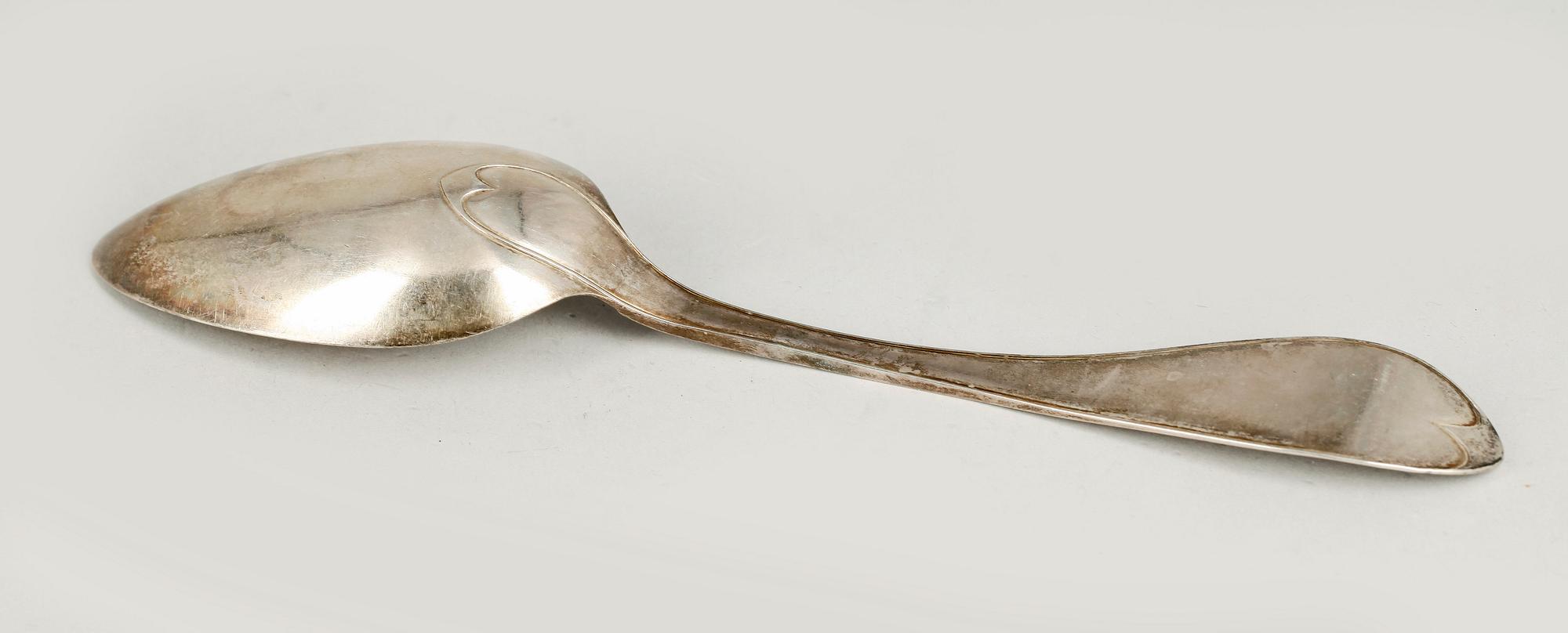 RAGUSKED, silver, Lars Magnus Holm Kristianstad 1825. Vikt ca 121 gram.