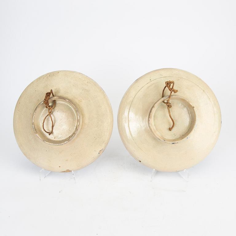 Fat 2 st Hispano-Moriska 1800-talets andra hälft.