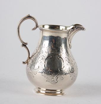 GRÄDDSNIPA, silver, England, rokokostil, 1800-tal.