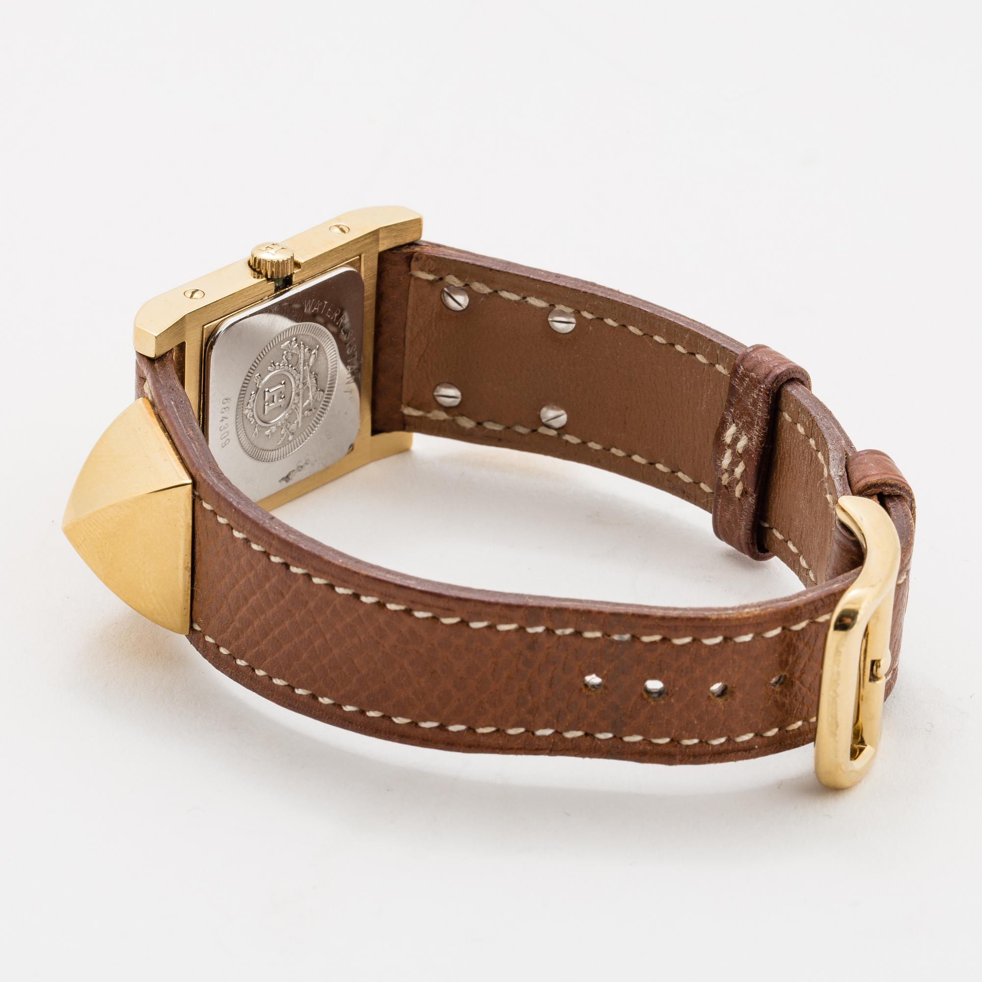 Hermès, Medor, wristwatch, 23 x 32 mm.