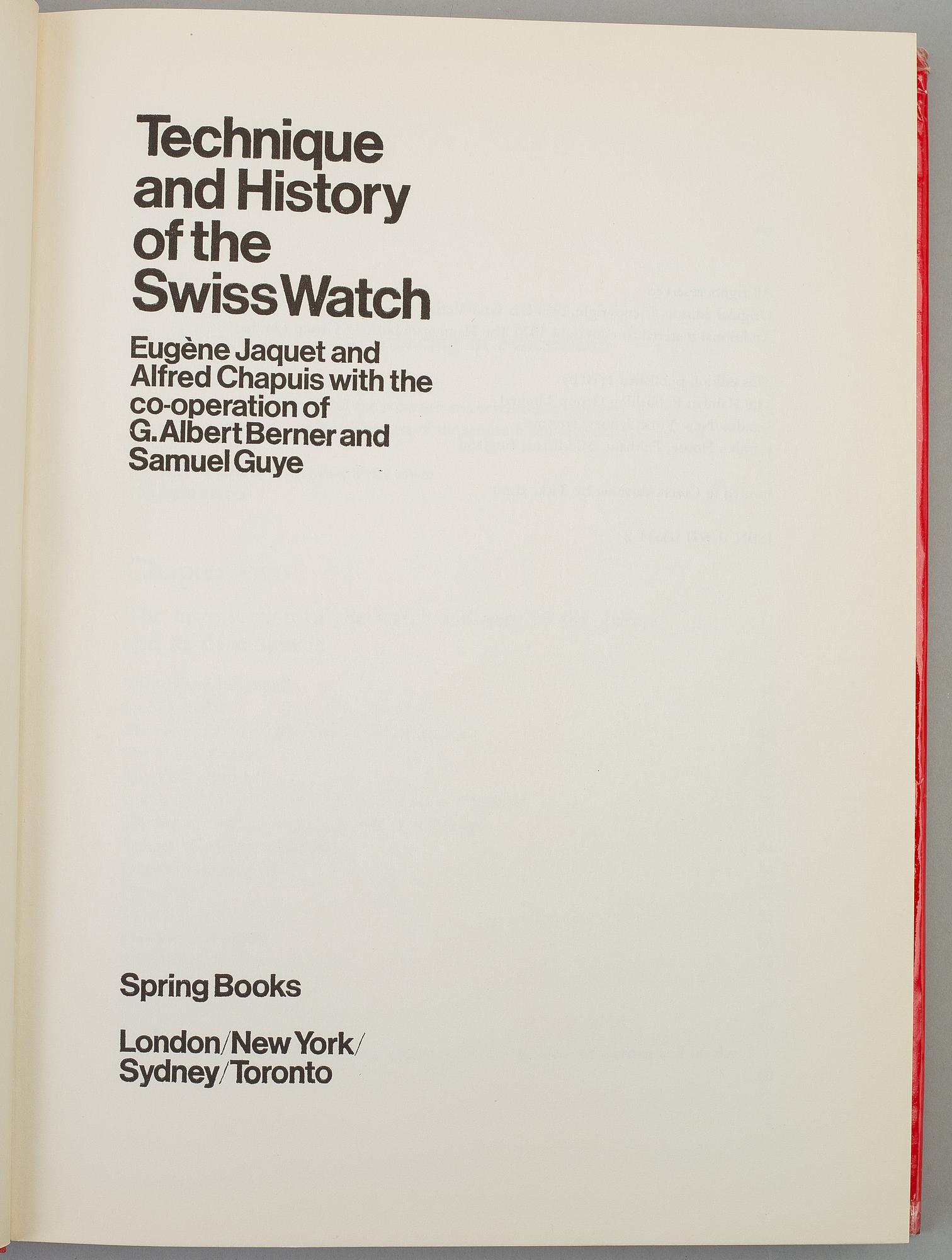 A set of 5 watch books.