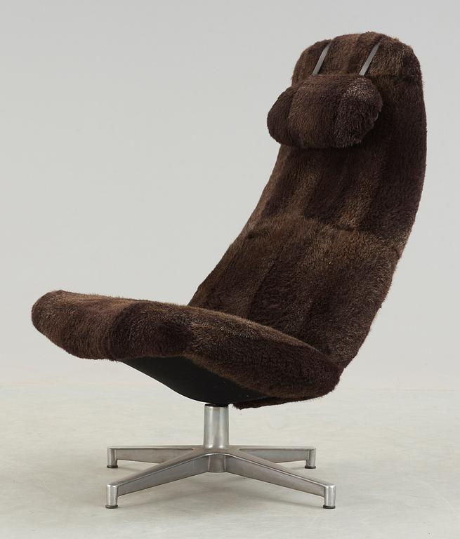FÅTÖLJ, "Contourette Roto", Alf Svensson, Dux.